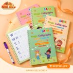 Magiczne Książeczki 🪄📚 – zestaw 4 książeczek do nauki pisania (16 str. każda)