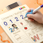 Magiczne Książeczki 🪄📚 – zestaw 4 książeczek do nauki pisania (16 str. każda)
